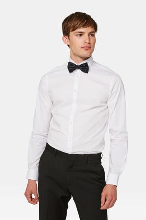 slim fit overhemd wit