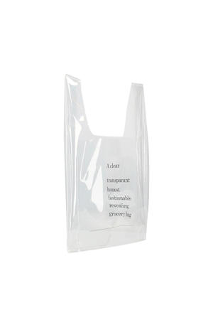 transparante shopper