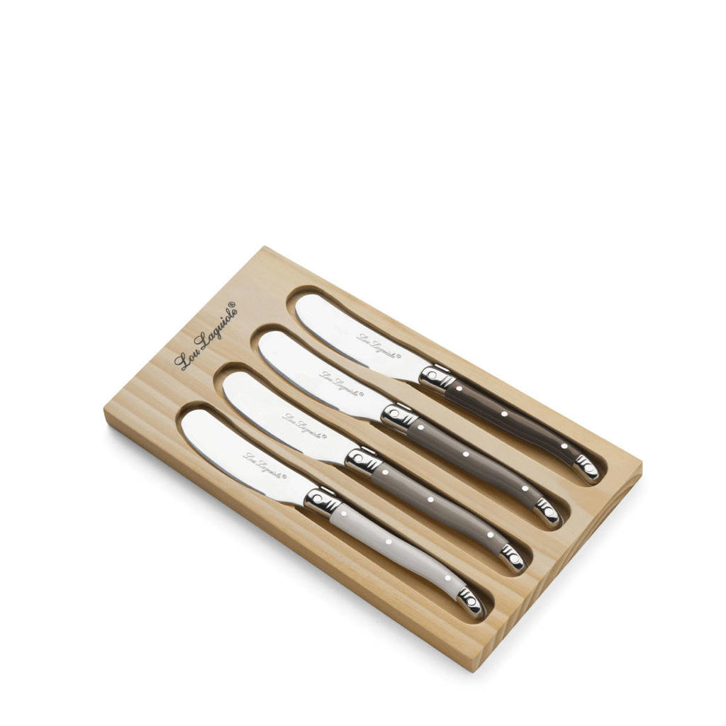 Lou Laguiole botermes (set van 4)