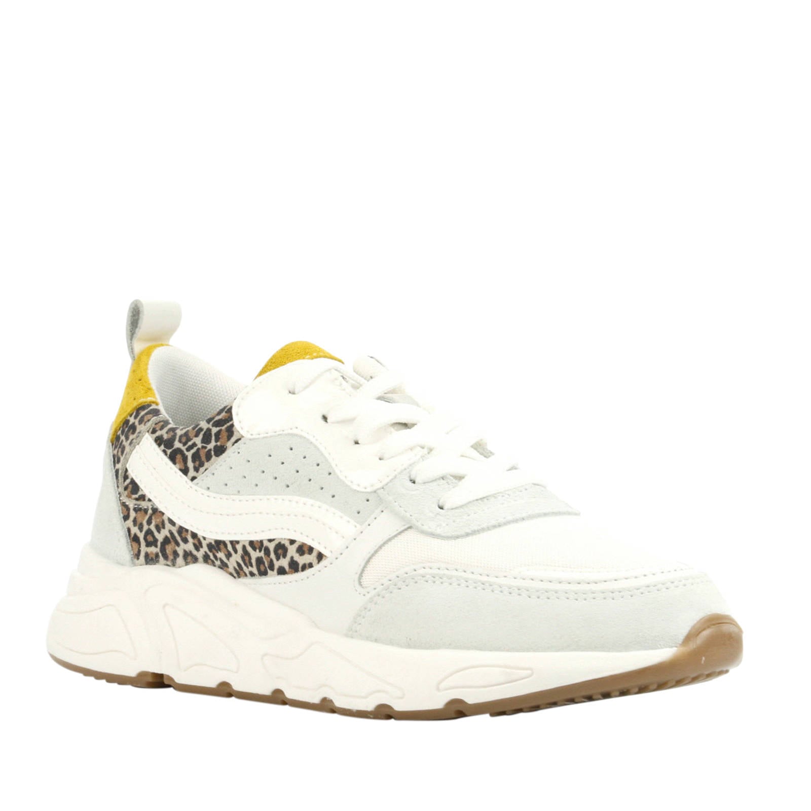 Lina Locchi sneakers wit/panterprint | wehkamp