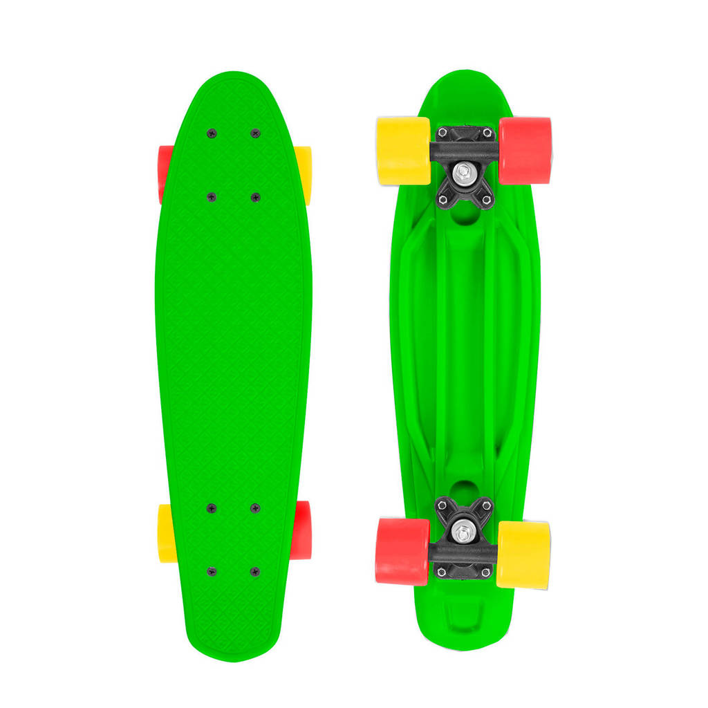 Street Surfing  Fizz Fun Board Green 60cm, Groen/geel/oranje