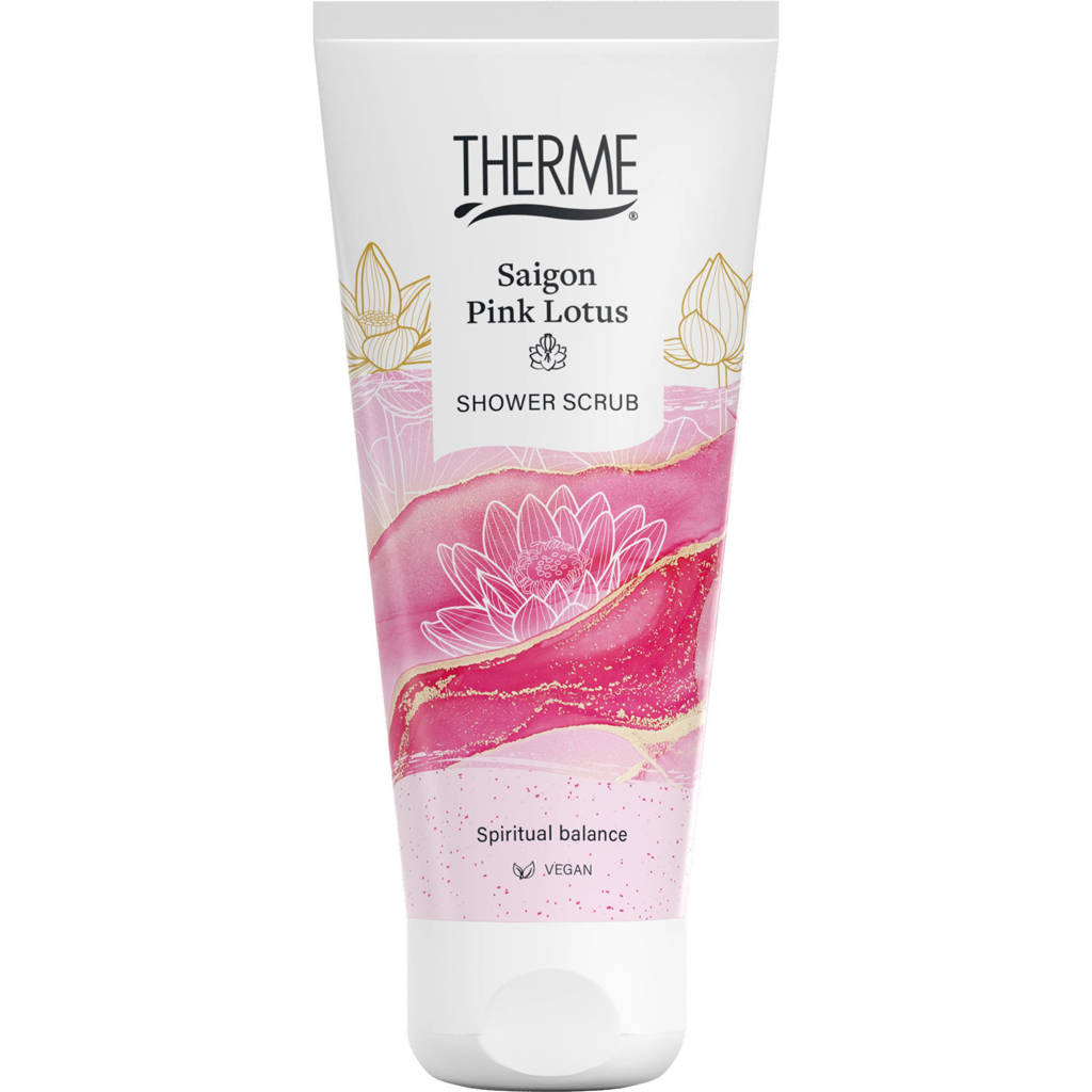 Therme Saigon Pink Lotus Shower Scrub - 200 ml