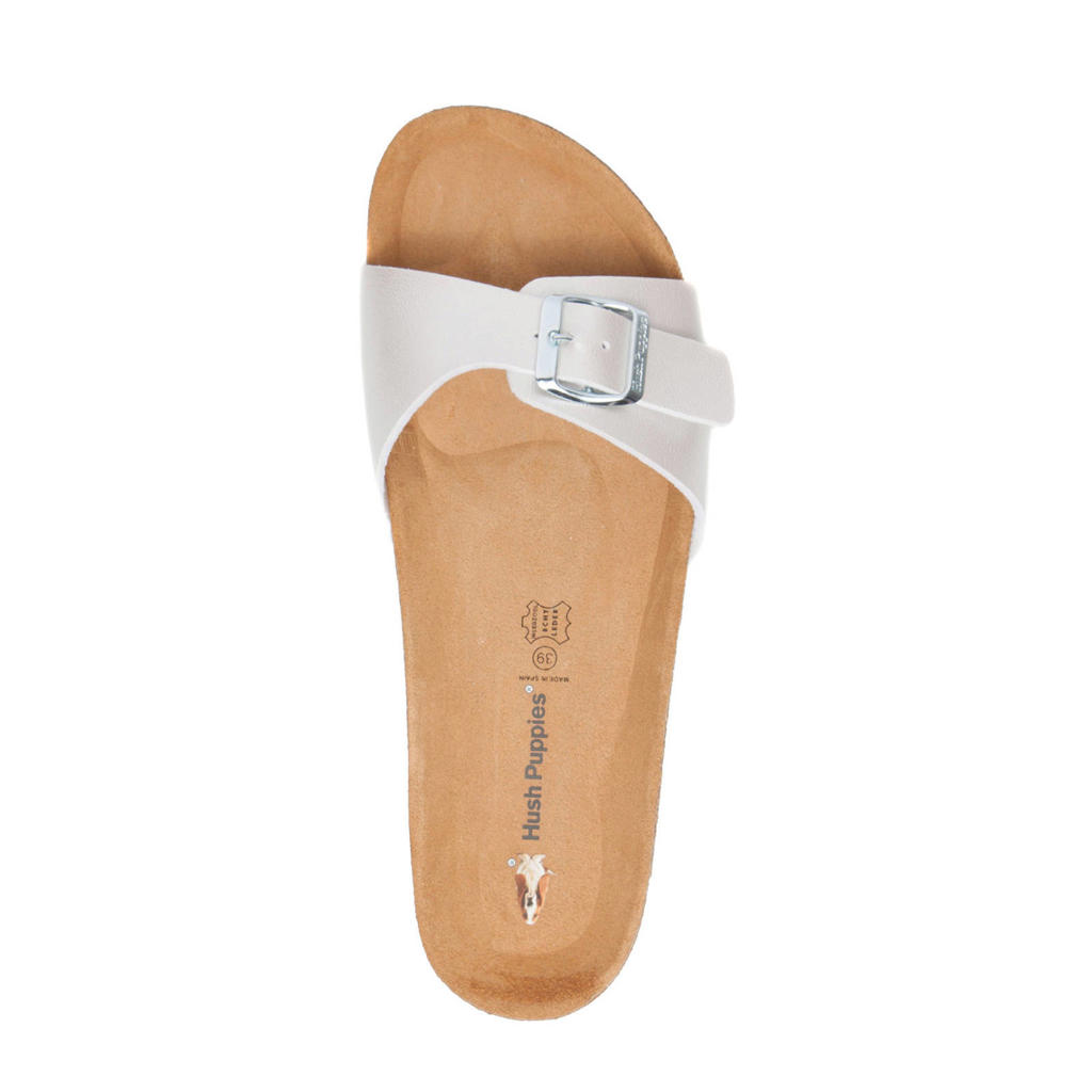 Hush Puppies slippers wit wehkamp