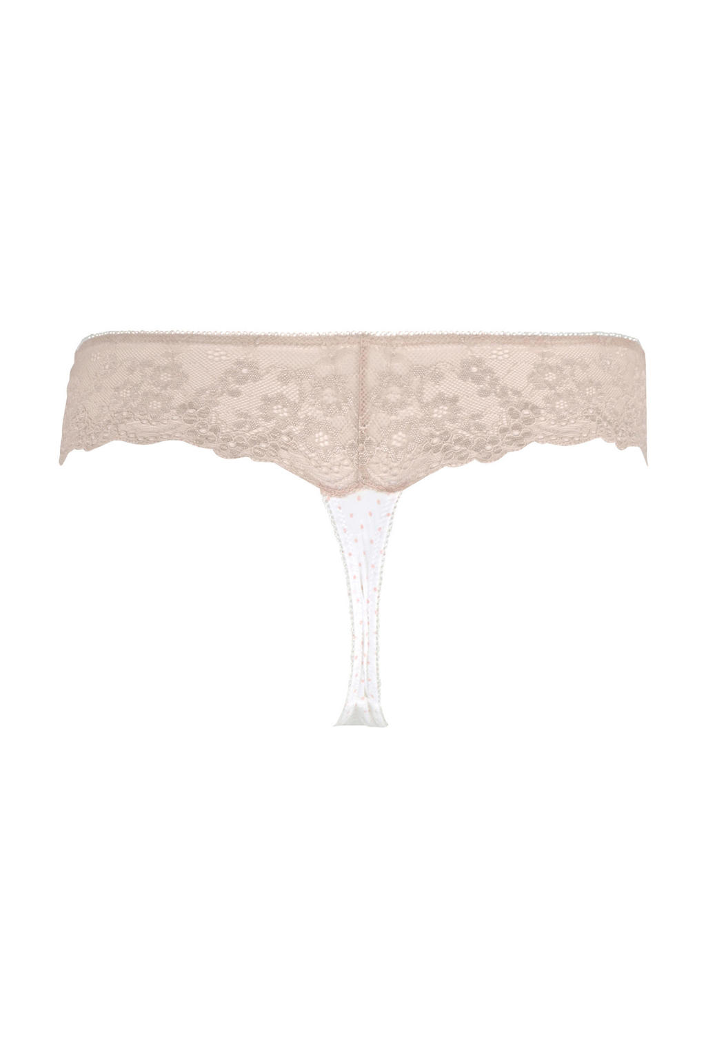 Lascana string wit/roze | wehkamp