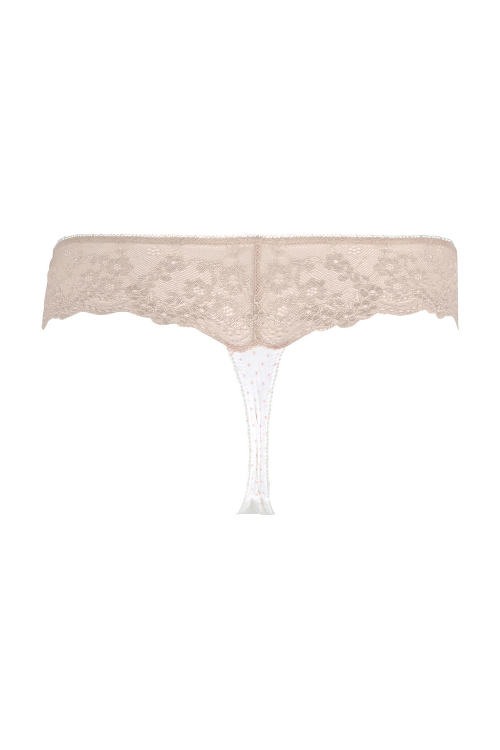 Lascana string wit/roze | wehkamp