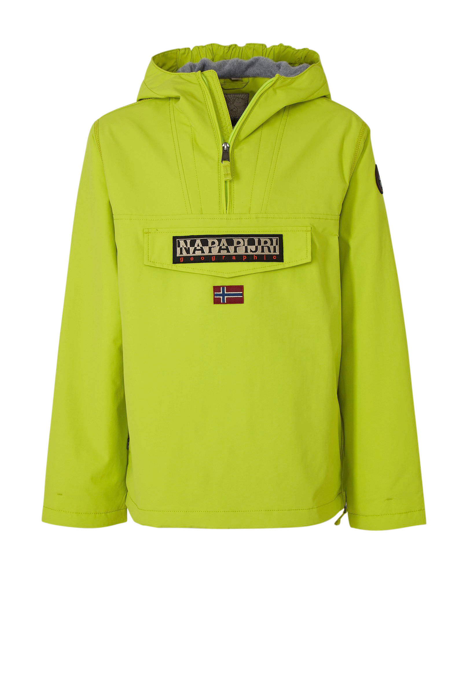 Napapijri winterjas Rainforest met logo geel | wehkamp