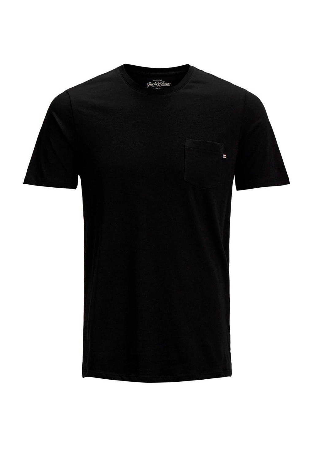 Jack & Jones Plus Size T-shirt, Zwart