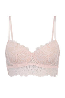 voorgevormde beugel bh Shiloh met kant roze