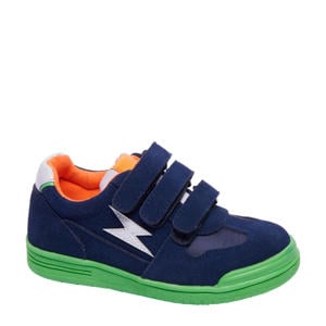 suède sneakers donkerblauw