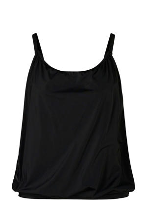 tankini bikinitop +size zwart