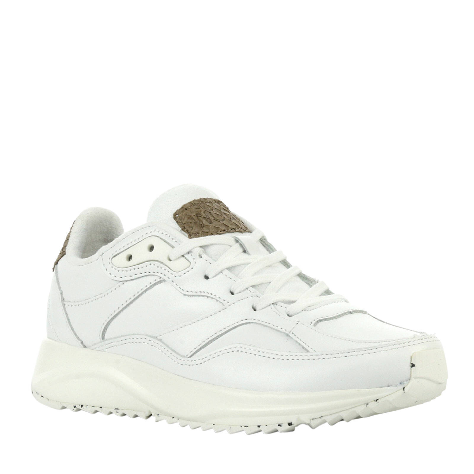 Woden Sophie leren sneakers wit | wehkamp