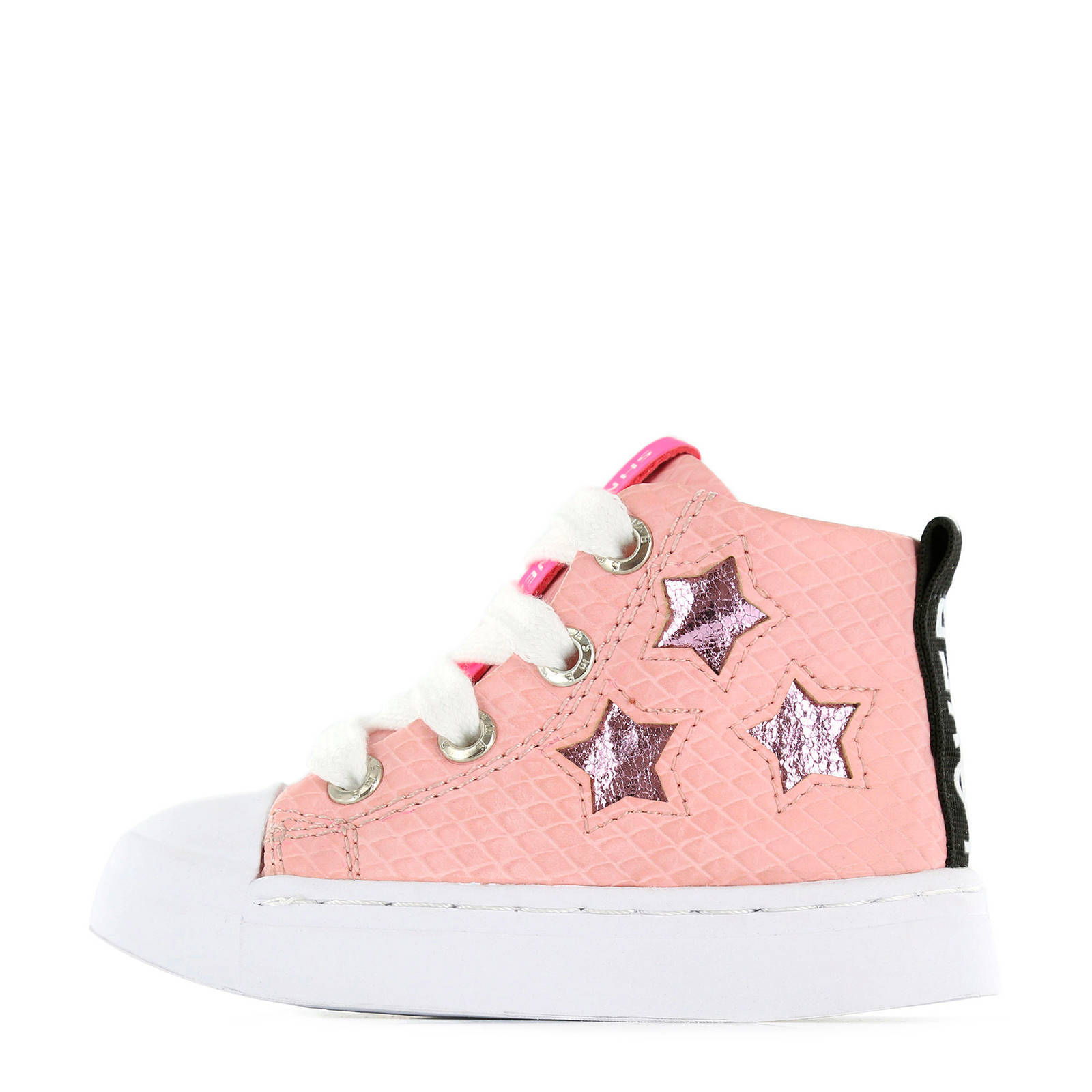 Shoesme SH9S038-B leren sneakers roze | wehkamp