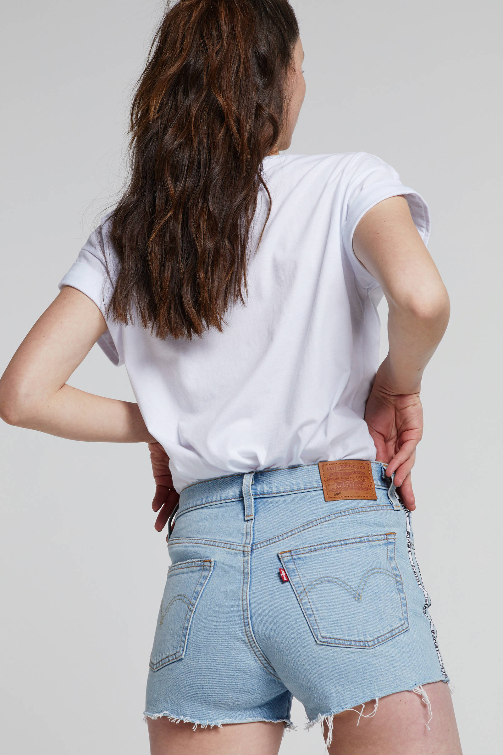 Levi Strauss High Waisted Jean Shorts 