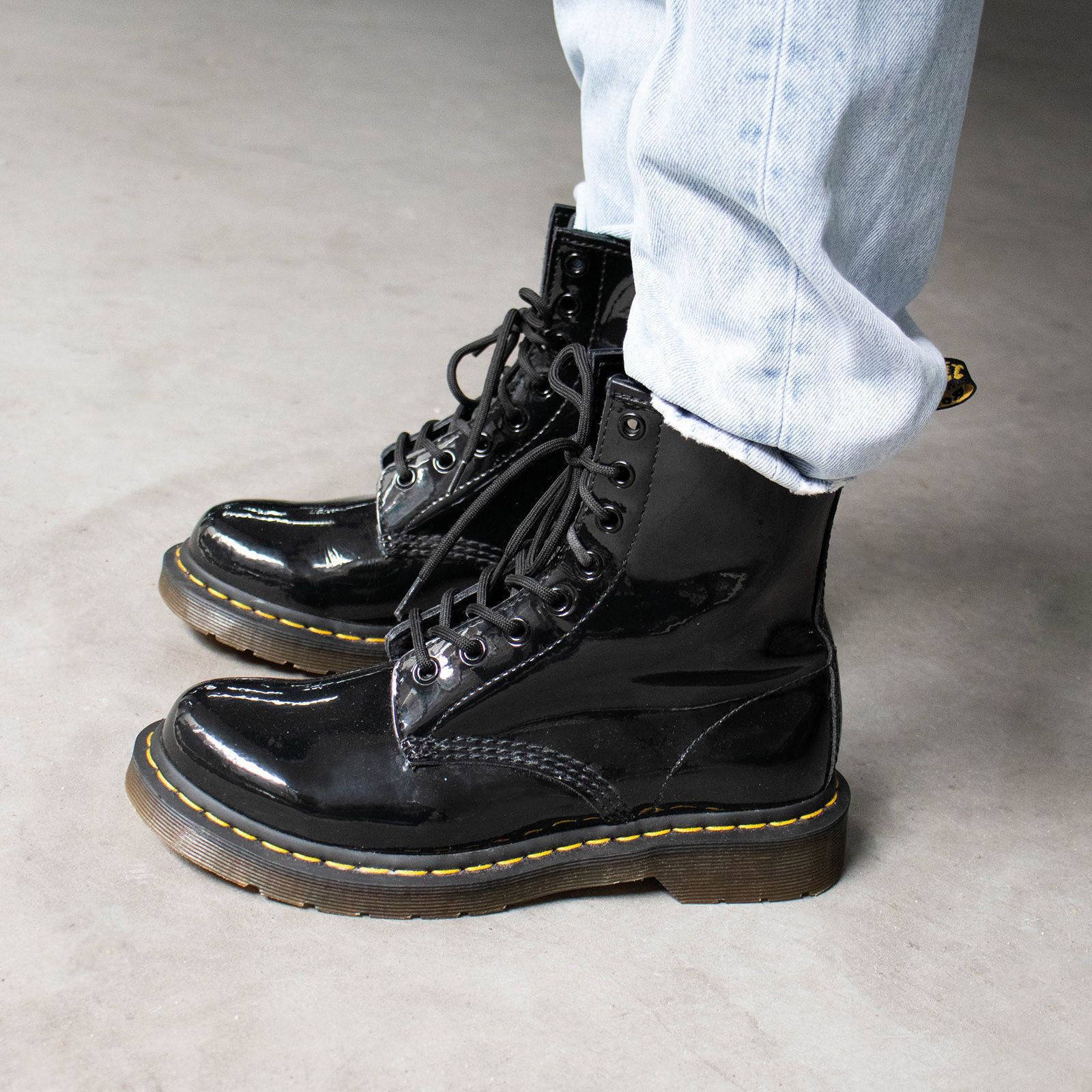 Dr martens zwart lak maat outlet 35