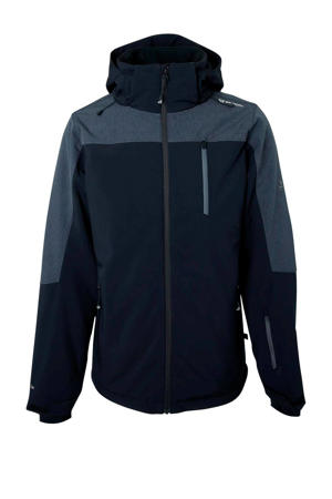 softshell jack zwart/antraciet