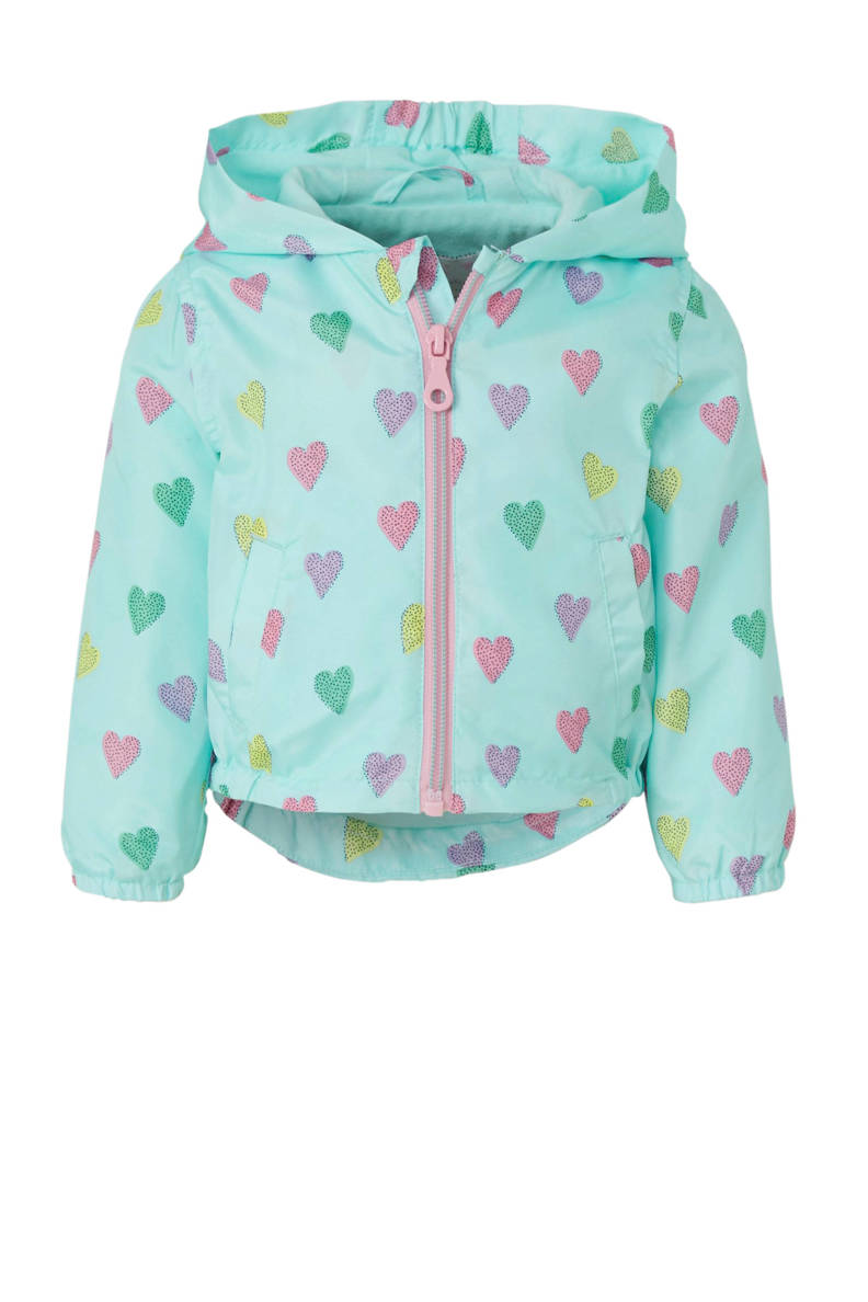 C&A Baby Club zomerjas met hartjes blauw wehkamp