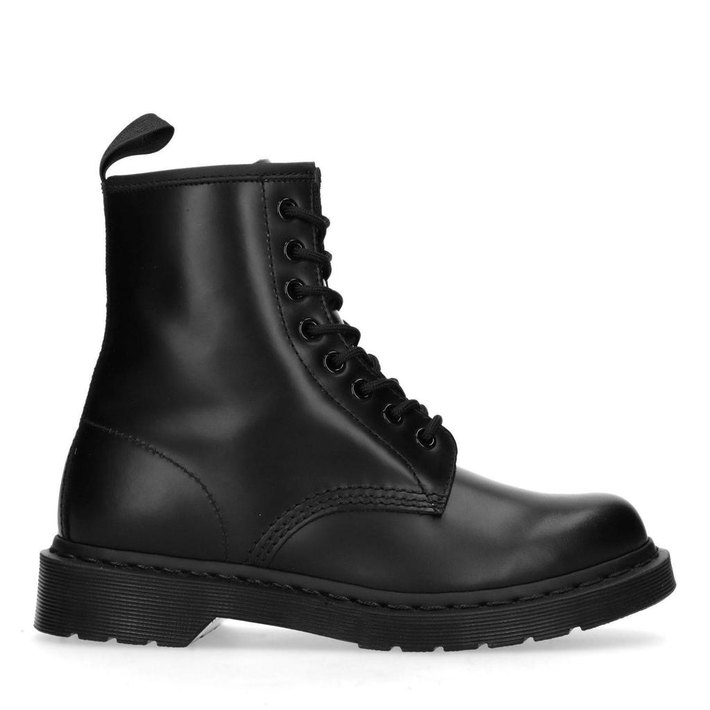 Zwarte dames Dr. Martens 1460 Mono Smooth leren veterboots met profielzool
