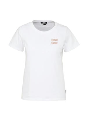 T-shirt Rebel met tekst wit