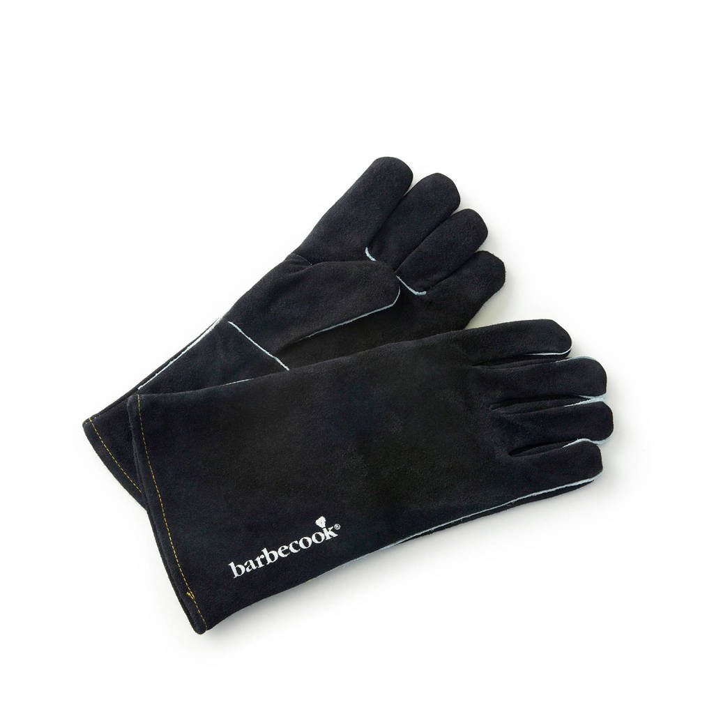 Barbecook barbecue handschoenen nubuck, Zwart
