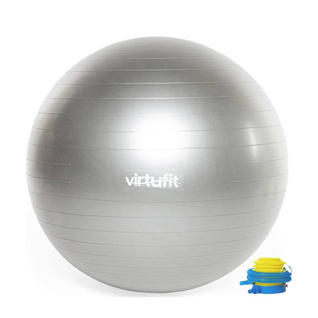 Virtufit Anti-Burst Fitnessbal Gymbal Grijs 85 cm met Pomp