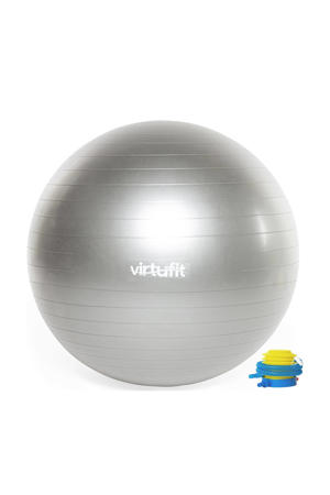  Anti-Burst Fitnessbal Gymbal Grijs 85 cm met Pomp