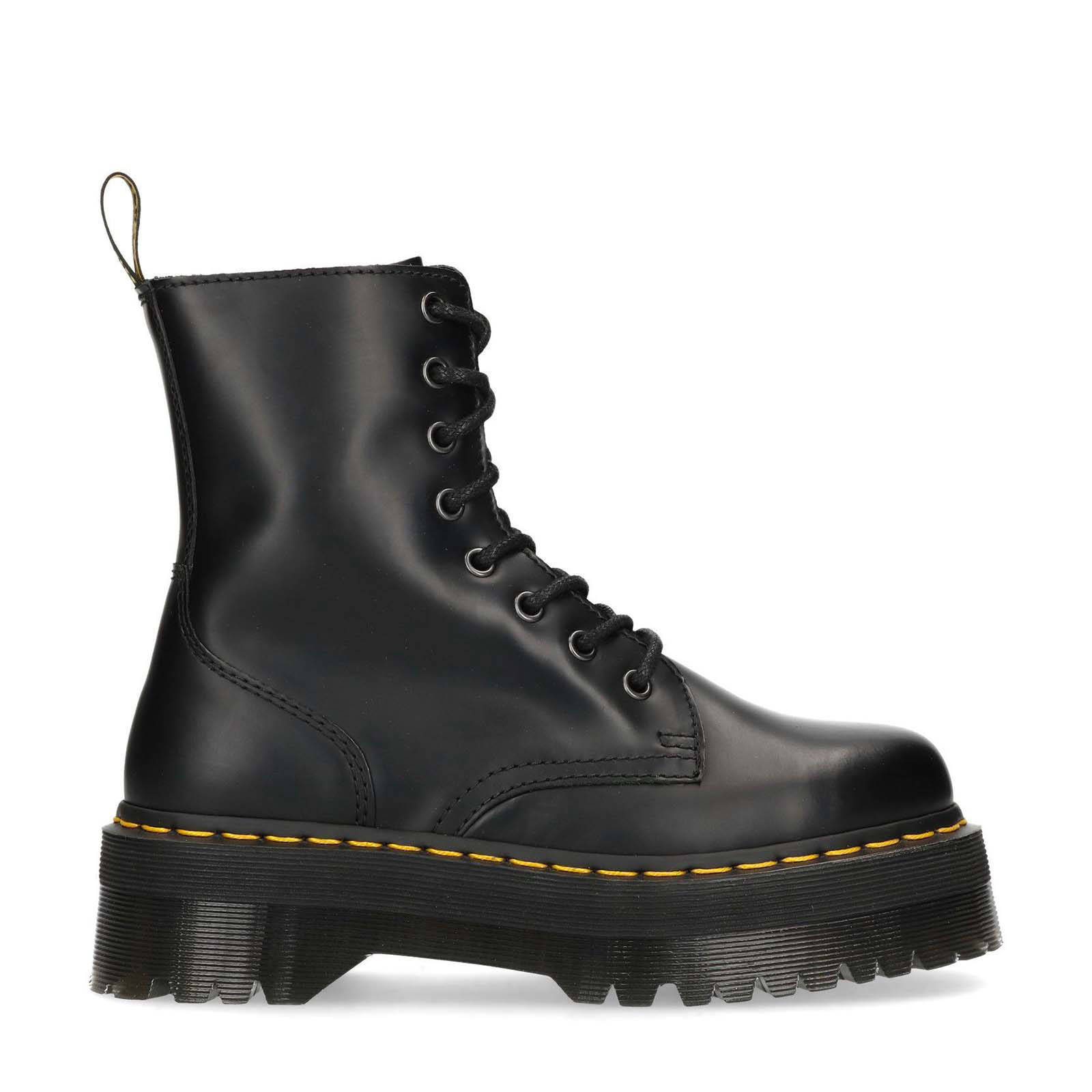 Dr. Martens Jadon leren veterboots zwart | wehkamp
