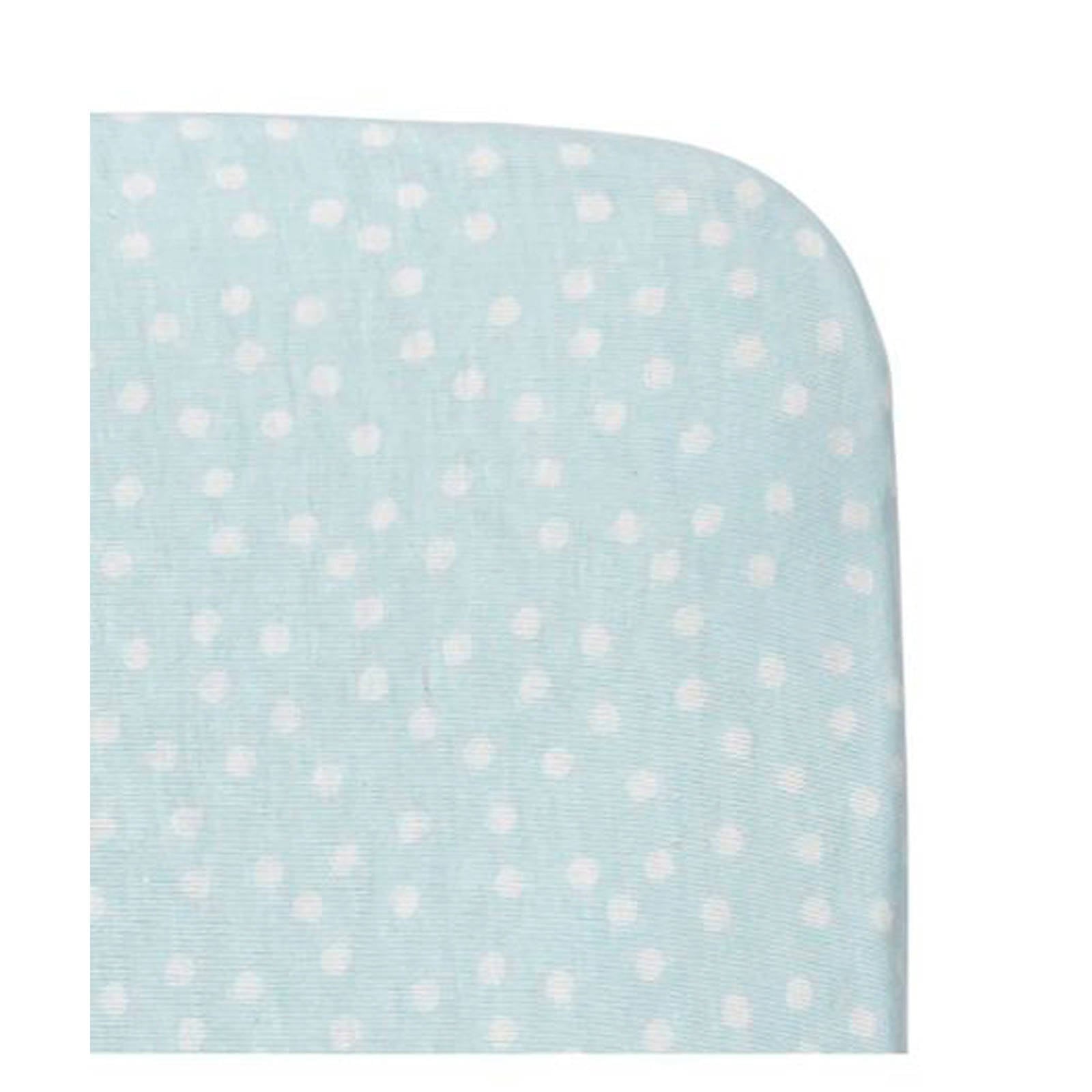 HEMA katoenen wieg hoeslaken 40x80 cm stippen blauw | wehkamp