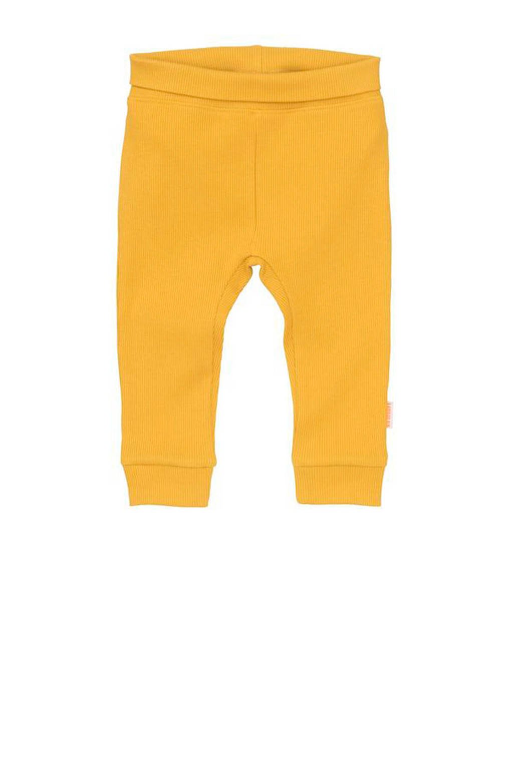 HEMA newborn baby broek met bamboe geel, Geel