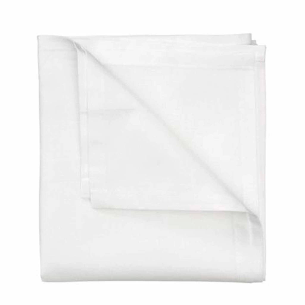 HEMA wieglaken 80x100 cm wit - set van 2, Wit