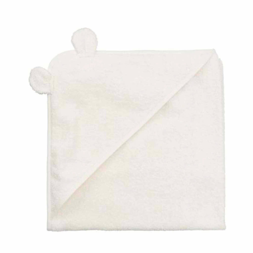HEMA badcape 100x100 cm wit, Wit
