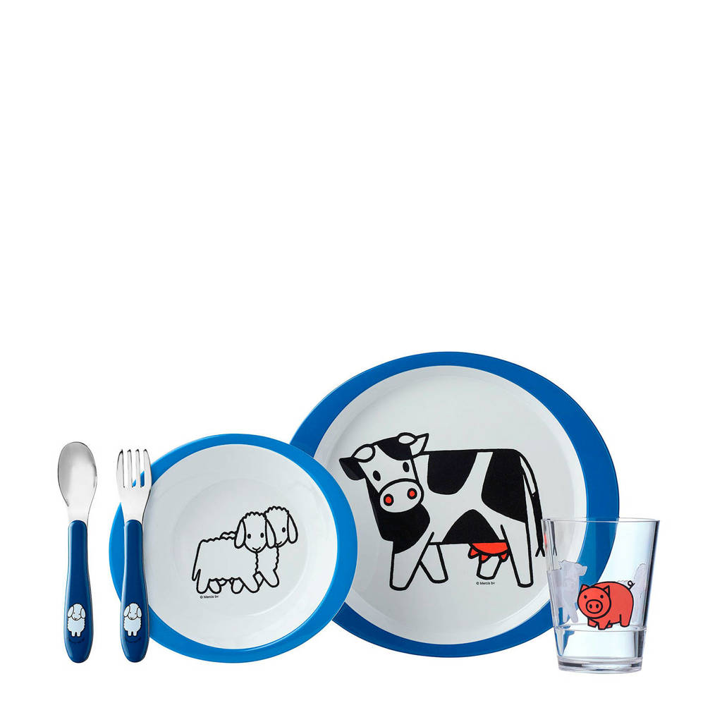Mepal kinderservies set - Boerderij (5-delig), Multi