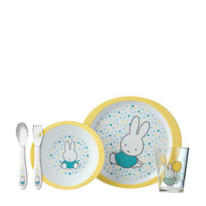 kinderservies set - Nijntje Confetti (5-delig)