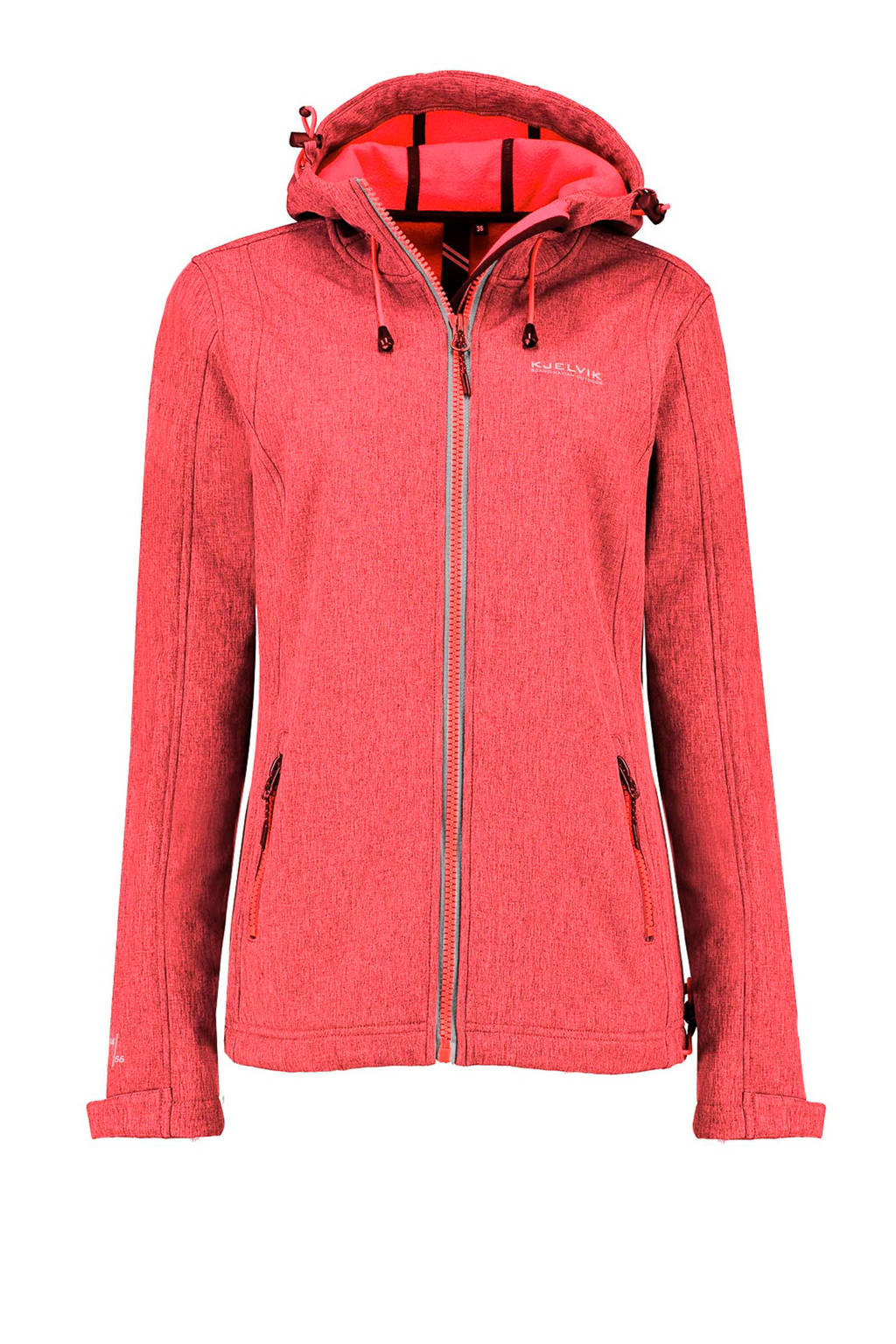 Kjelvik softshell jack Sabyne koraalrood, Koraalrood