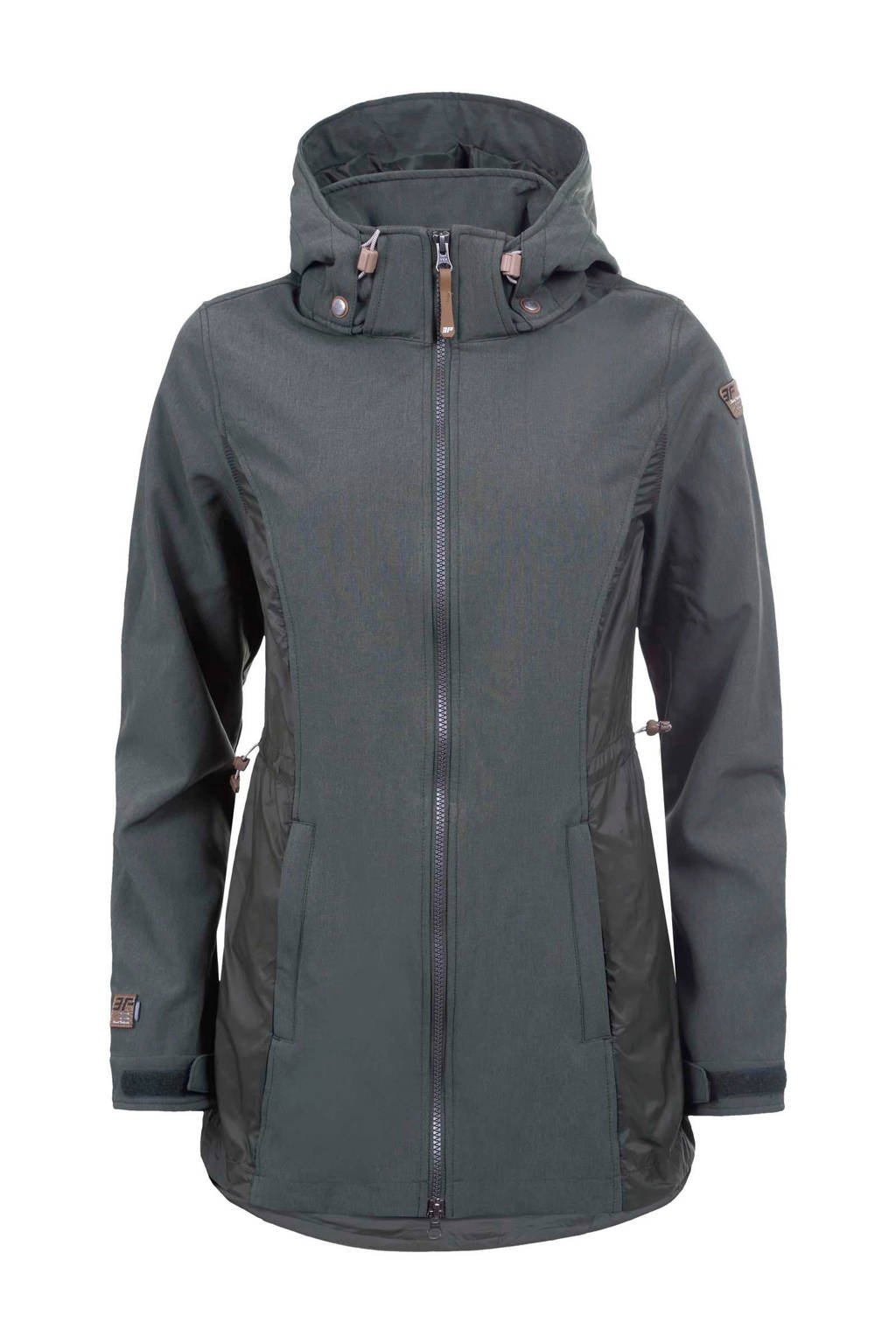 Icepeak softshell Leana olijfgroen, Dark Olive