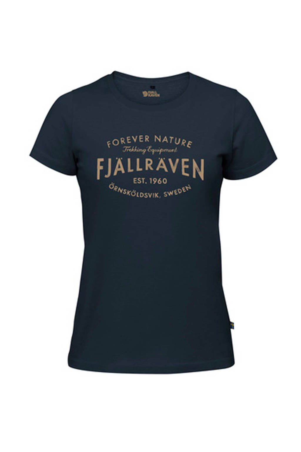Fjällräven T-shirt donkerblauw, donekrblauw