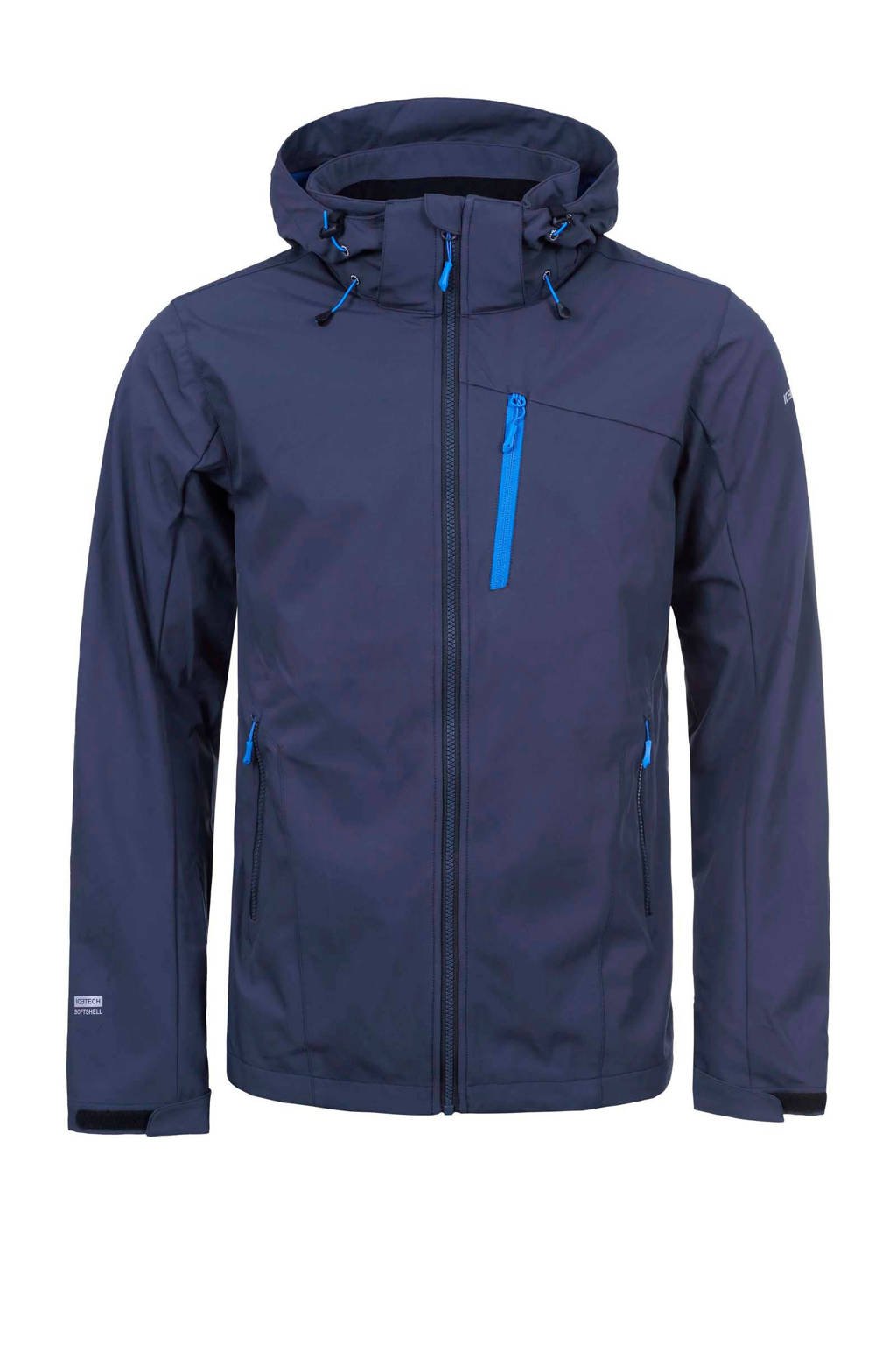 Icepeak Seamus softshell jack antraciet, Lead-Grey