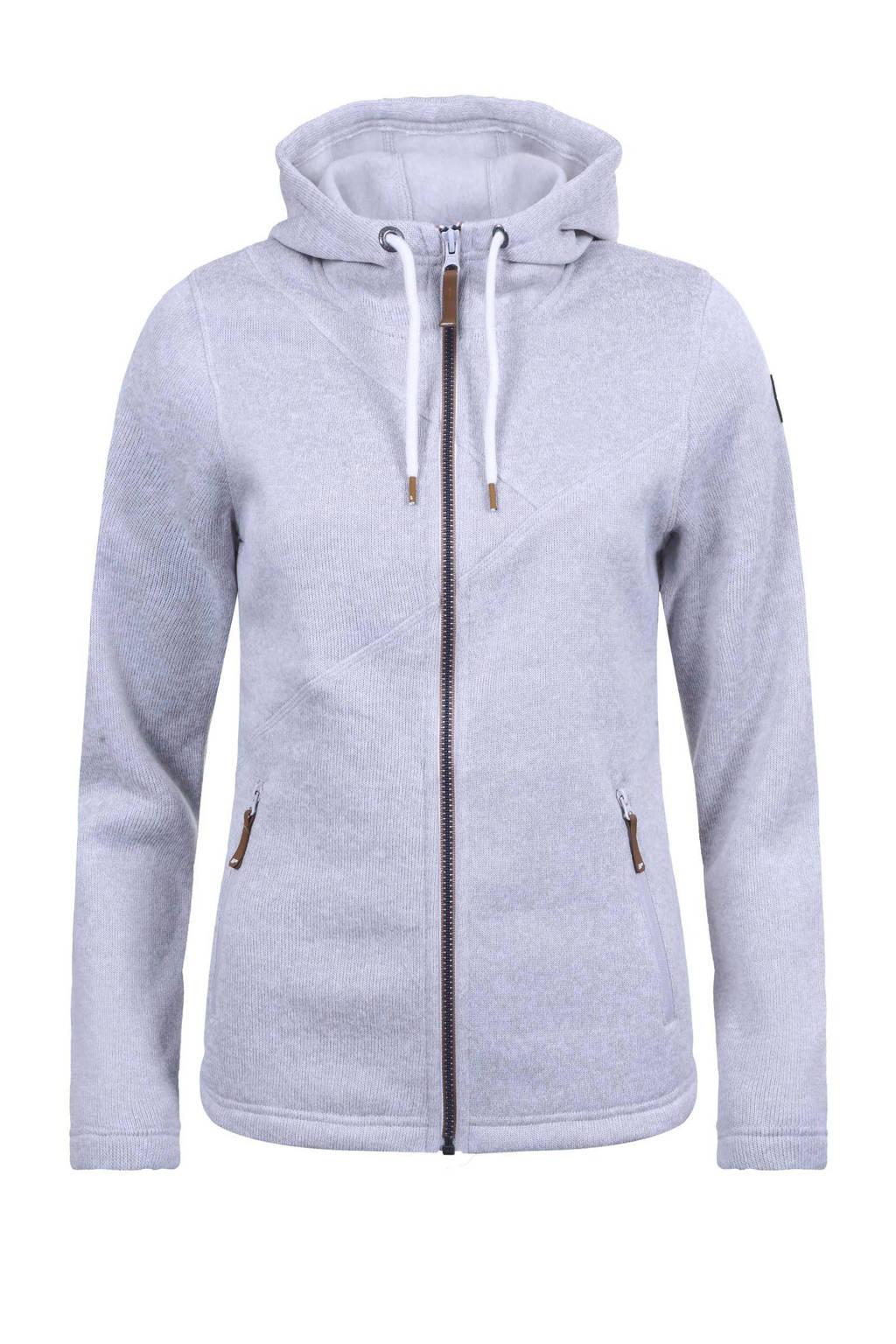 Icepeak fleecevest Levia lichtgrjis, Lichtgrijs