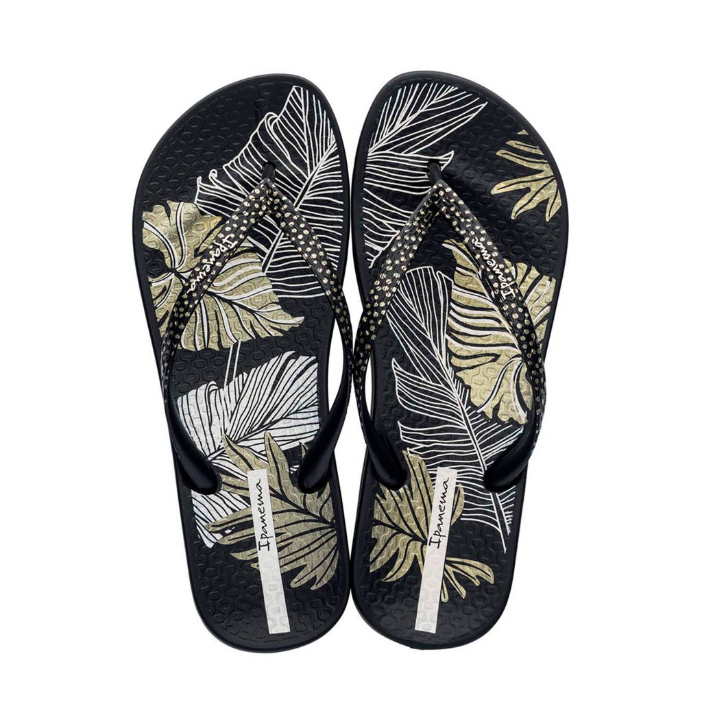 Ipanema Anatomic Nature teenslippers zwart, Zwart