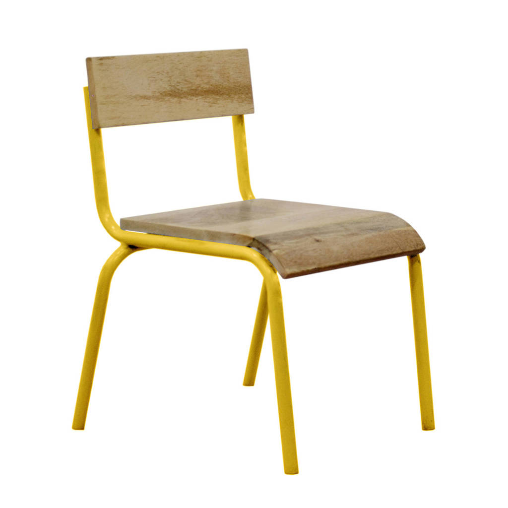 Kidsdepot kinderstoel Original (set van 2), Geel