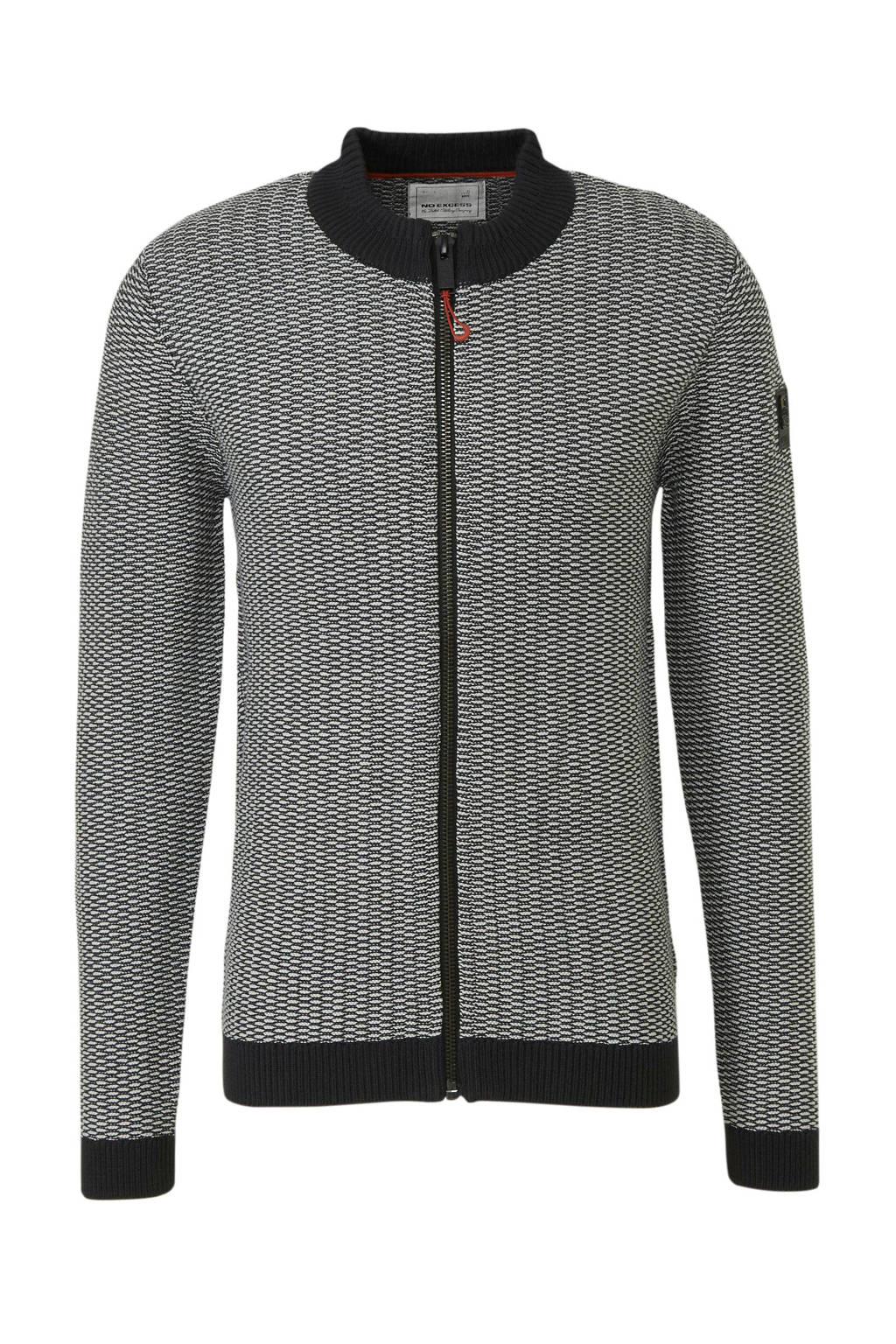 Nieuw No Excess gemêleerd vest grijs/zwart | wehkamp QY-65