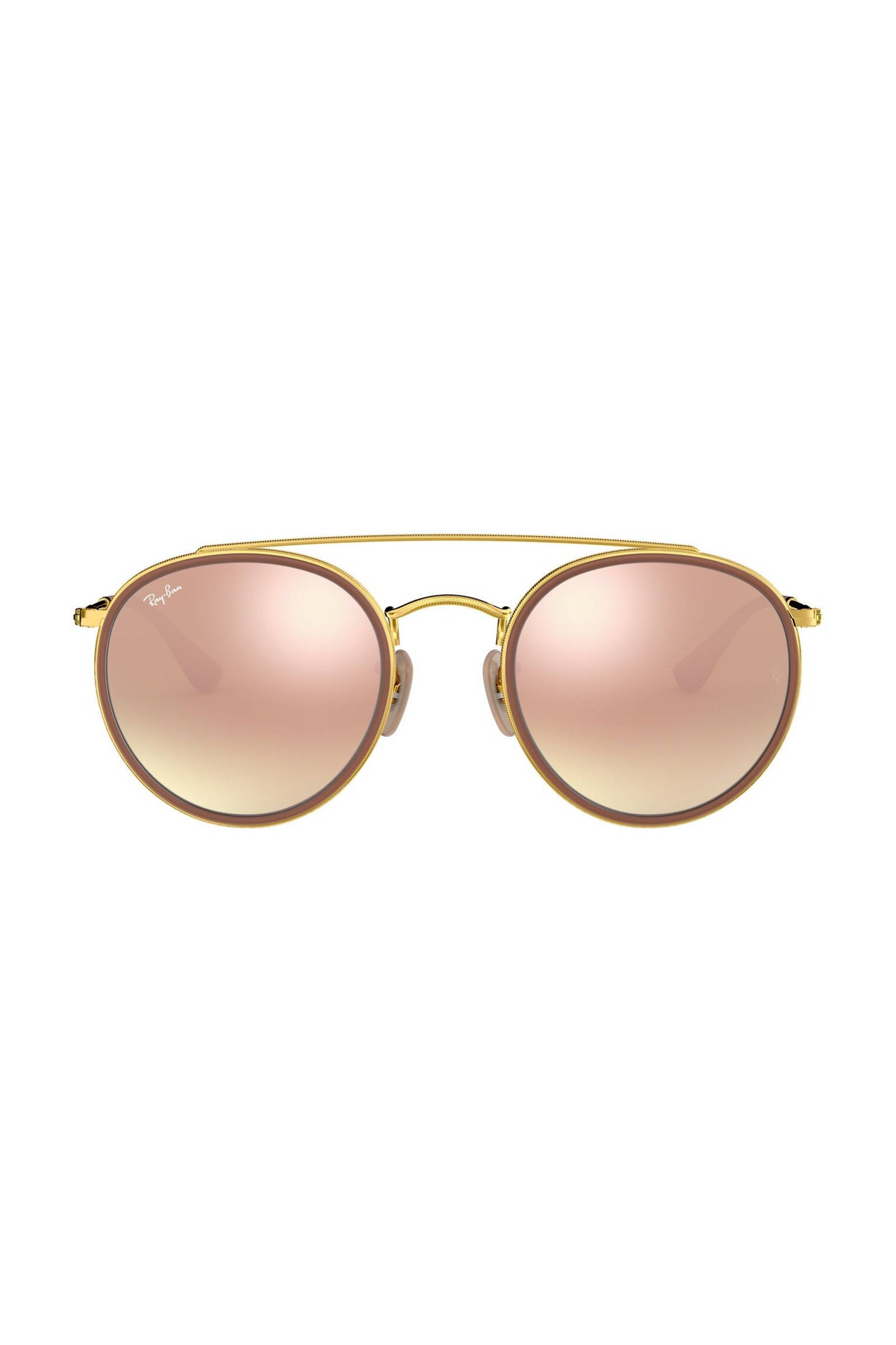 Ray-Ban zonnebril 0RB3647N goud/roze | wehkamp