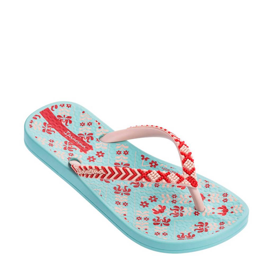 Ipanema Anatomic Lovely Kids teenslippers lichtblauw, Blauw/roze