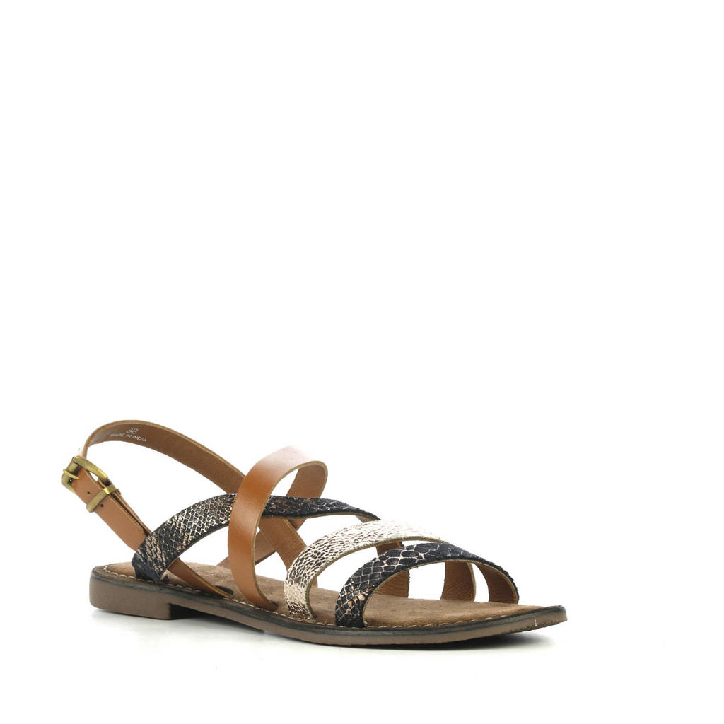 Naturino Leren sandalen Sky blauw goedkoop kopen