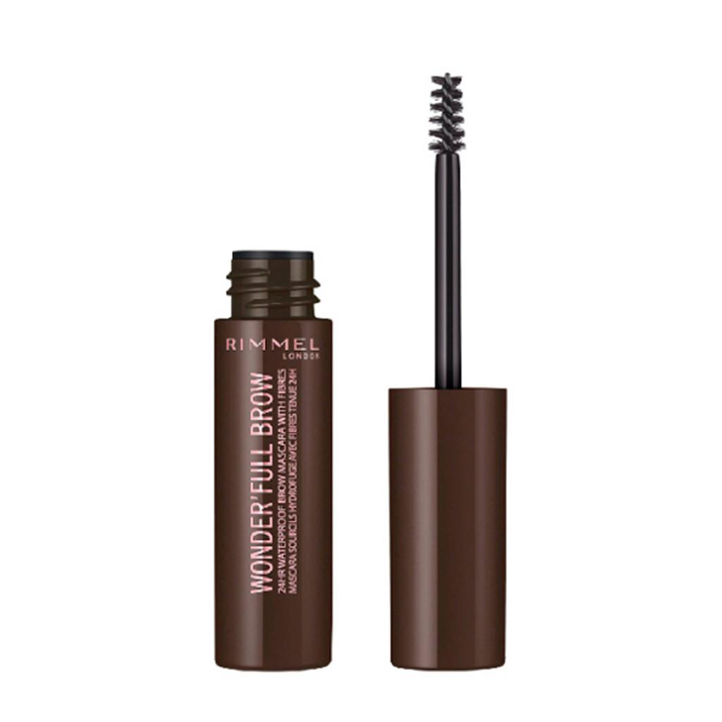 Rimmel London Wonder'Full Brow 24HR wenkbrauwmascara - 003 Dark Brown