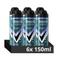 Rexona Men Advanced Protection Invisible Ice Fresh snti-transpirant deodorant spray - 6 x 150 ml