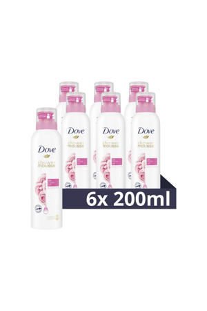 Rose Oil doucheschuim - 6x200 ml - shower mousse