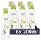Dove Coconut Oil doucheschuim - 6 x 200 ml