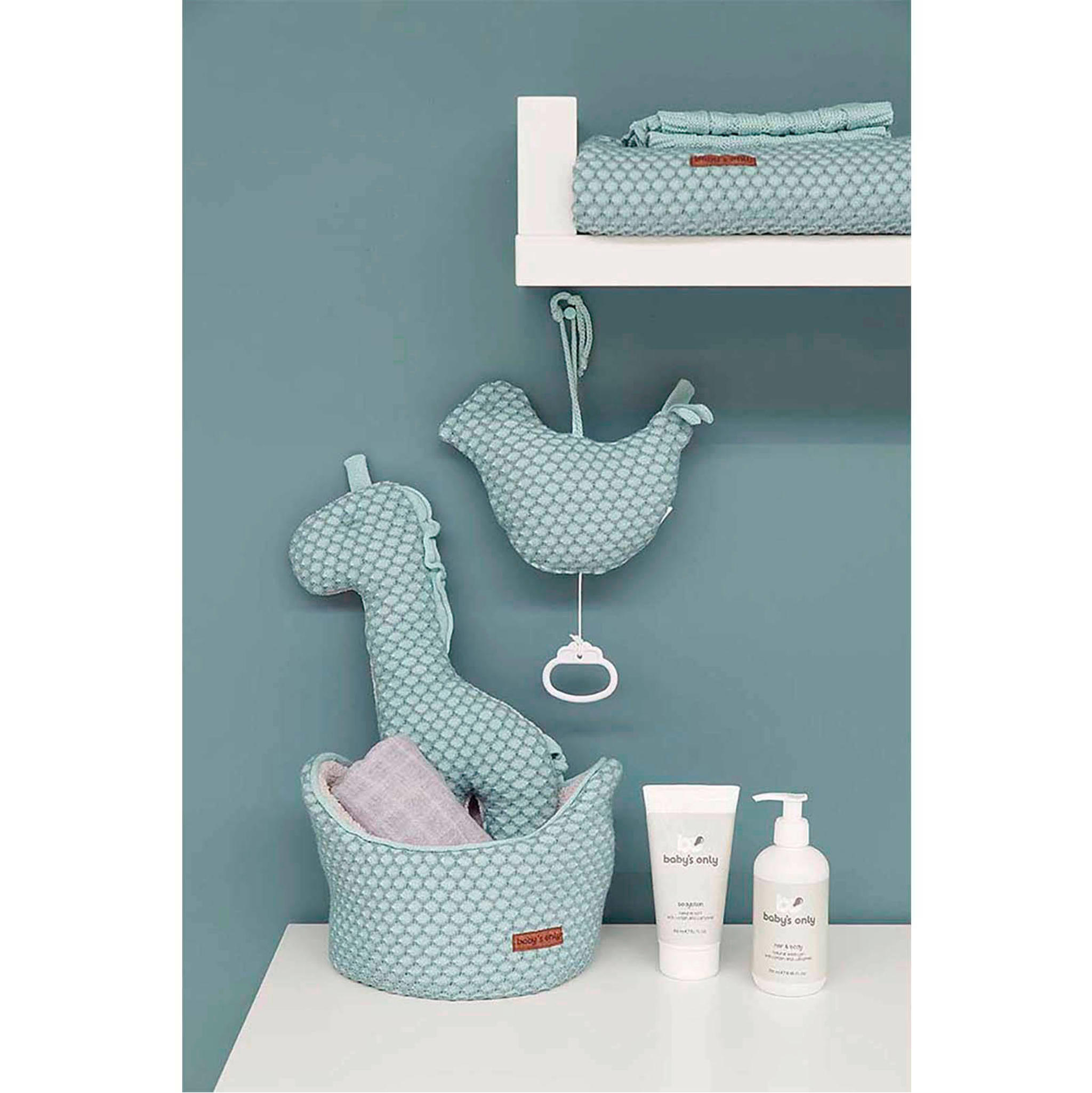 Baby's Only Sun muziekdoos vogel stone green - Afbeelding 2