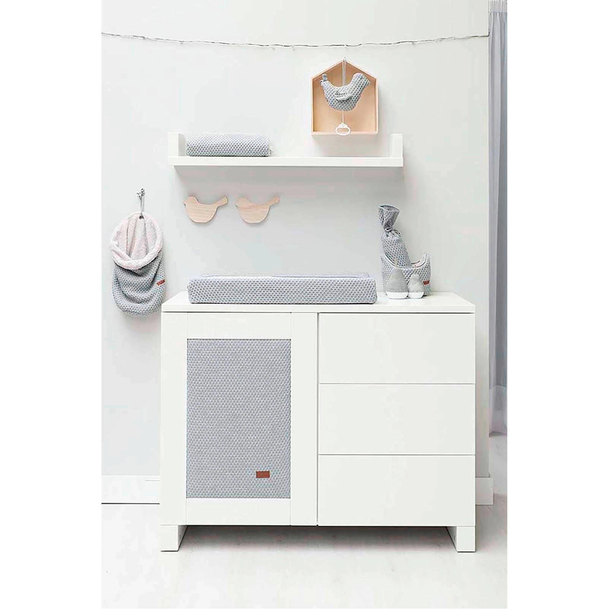 Baby's Only Sun muziekdoos vogel zilvergrijs - Afbeelding 3