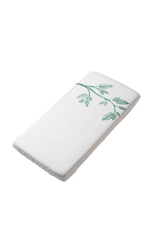 baby hoeslaken ledikant 60x120 cm Beleaf sage green